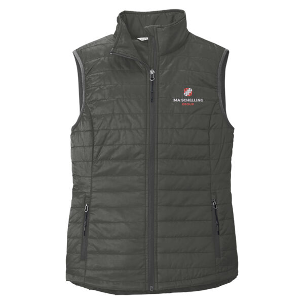 IMA Schelling Group - Ladies Packable Puffy Vest Thumbnail