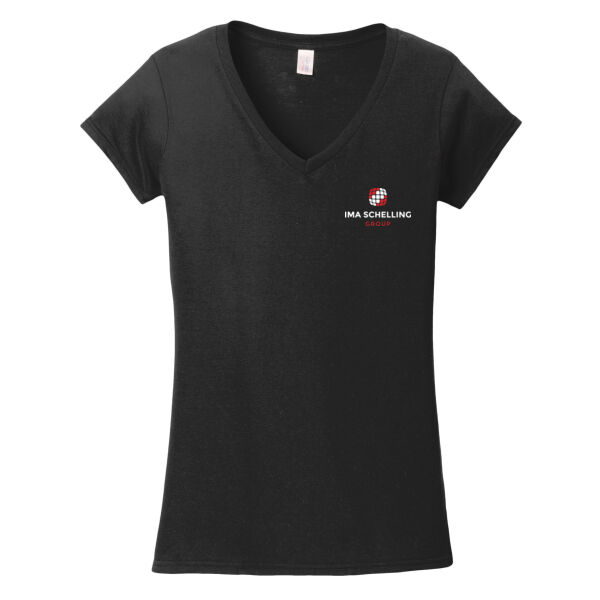 IMA Schelling Group - Softstyle ® Ladies Fit V Neck T Shirt Thumbnail