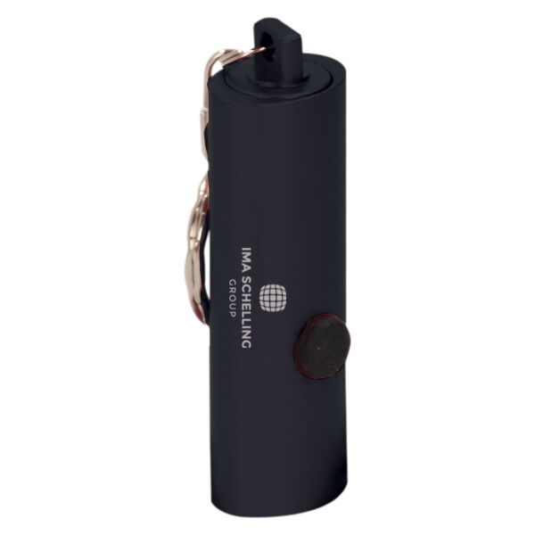 IMA Schelling Group - Black 3-LED Laserable Flashlight with Keychain Thumbnail