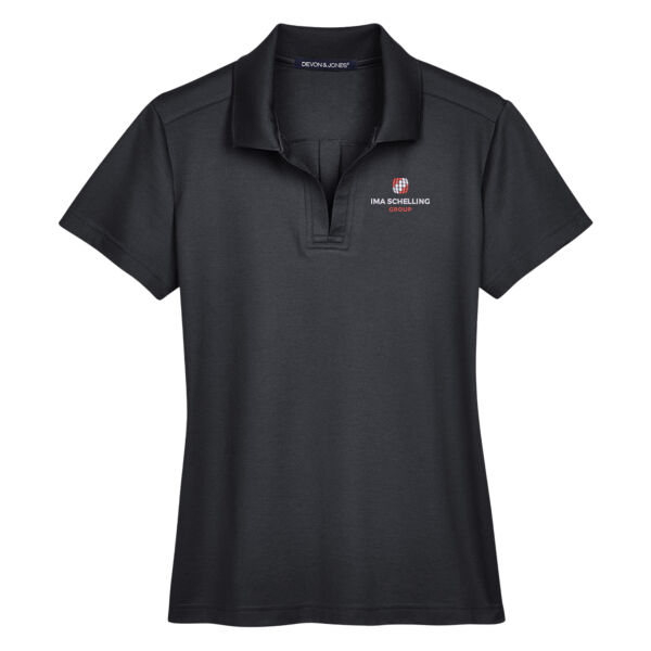 IMA Schelling Group - Women's CrownLux Performance® Plaited Polo Thumbnail